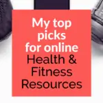 pinterest pin for my top online health & fitness resources