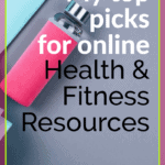 pinterest pin for my top picks for online health and fitness resources