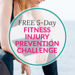 pinterest pin for 5 day fitness injury prevention email course