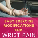 pinterest pin exercise modifications for wrist pain