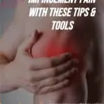 image of a painful shoulder with text overlay fix shoulder impingement with these tips and tools