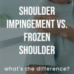 pinterest pin shoulder impingement vs. frozen shoulder