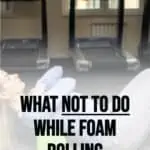 pinterest pin - can foam rolling be harmful
