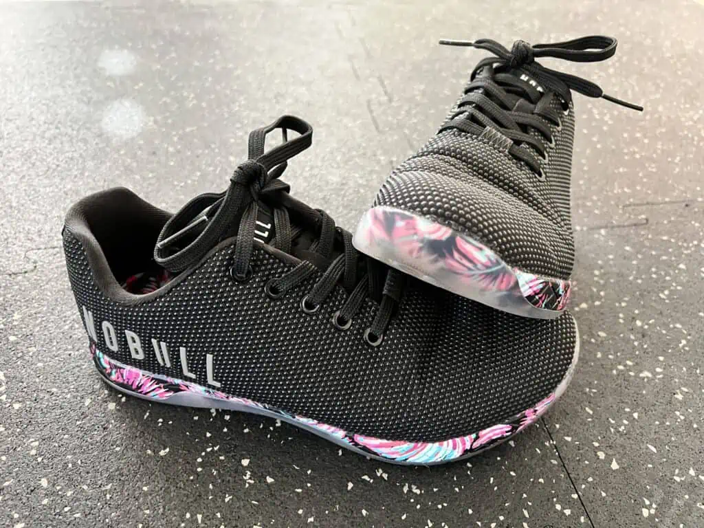 close up of the NOBULL trainer, NOBULL trainers review
